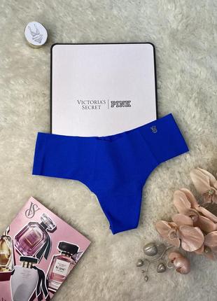 Трусики стринги victoria’s secret xs l бесшовные c логотипом vs голубые оригинал виктория сикрет