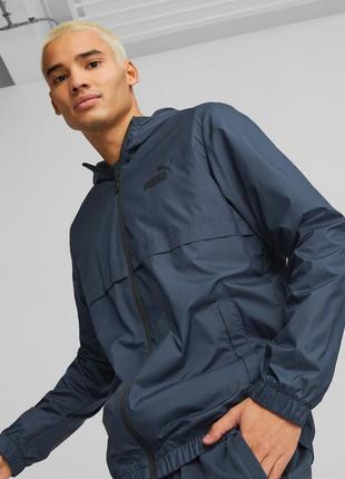 Вітровка  ( оригінал) puma essentials solid windbreaker jacket men