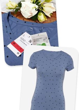 Брендовая качественная футболка bio cotton c&a этикетка1 фото
