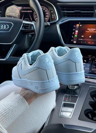 ✔️женские кроссовки nike air force 1 gray blue5 фото