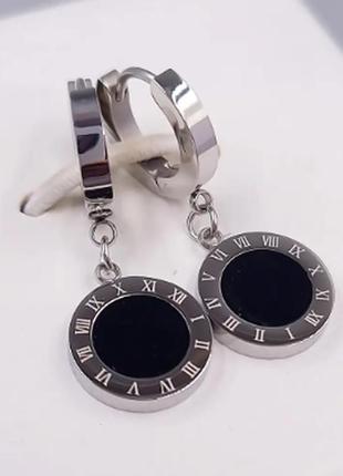 Сережки xuping ttm stainless steel довжина 3 см. ширина 1,2 см.