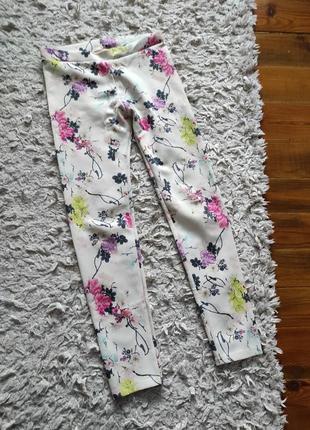 Лосины в цветочный принт на 11-12 лет от river island