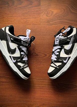 Кроссовки женские nike sb dunk low pro black &amp; white👟7 фото