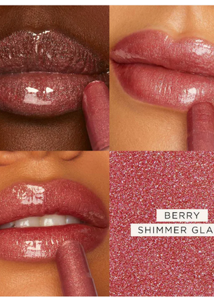 Зволожуючий блиск для губ tarte maracuja juicy lip plump berry berry shimmer glass3 фото