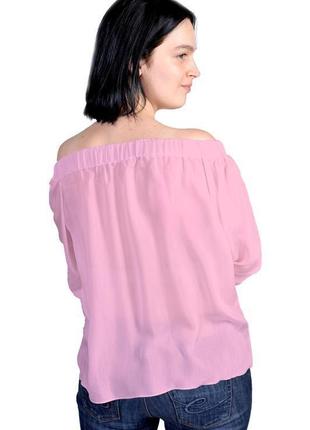 Блуза шелковая женская пудрового цвета2 фото