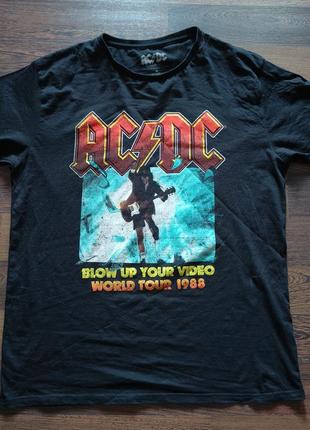 Ac dc мерч футболка merch world tour 1988