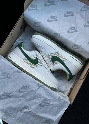 ✔️женские кроссовки nike air force 1 light gray green2 фото