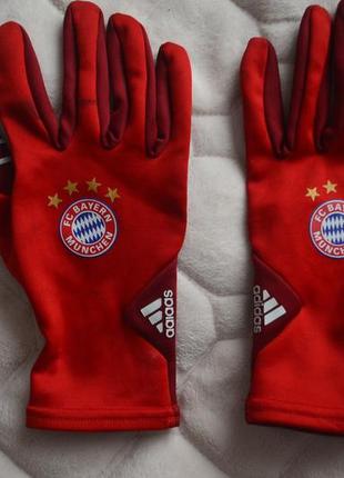 Чоловічі футбольні рукавиці перчатки adidas  fc bayern munchen1 фото