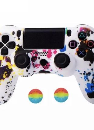 Захисний м'який силіконовий чохол для контролера sony playstation 4 ps4/ps4 pro