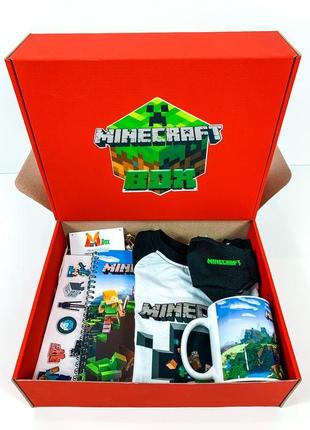 Minecraft подарочный бокс - набор майнкрафт подарок для мальчика