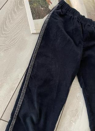 Штани брюки дитячі мікровелвет 7