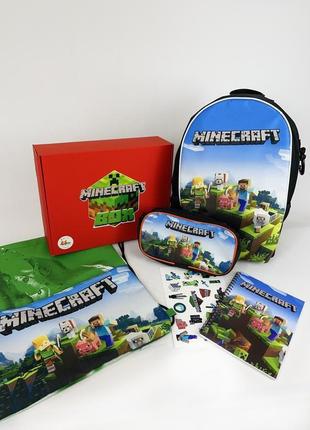 Minecraft подарочный бокс - набор майнкрафт подарок для мальчика