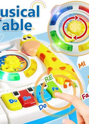 Сток baby toys музичний навчальний стіл