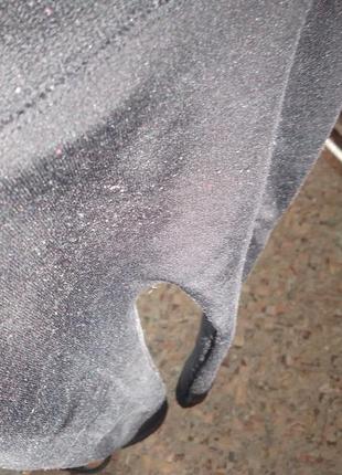 Черные гладкие голые голые леггинсы с утеплением2 фото