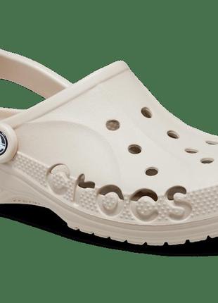 Crocs baya clog сабо бежевые женские крокс байа, w9 /39-40.3 фото