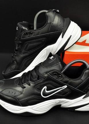 Кроссовки мужские nike m2k tekno black &amp; white👟3 фото