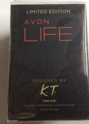 Парфюмерная мужская  вода life  avon