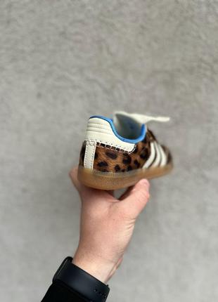 Кроссовки adidas samba × wales bonner leopard5 фото