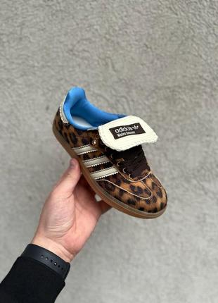 Кроссовки adidas samba × wales bonner leopard3 фото