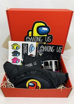 Among us подарунковий бокс — набір амонг ас подарунок для дитини