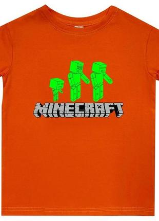 Футболка майнкрафт хлопчику футболку minecraft1 фото