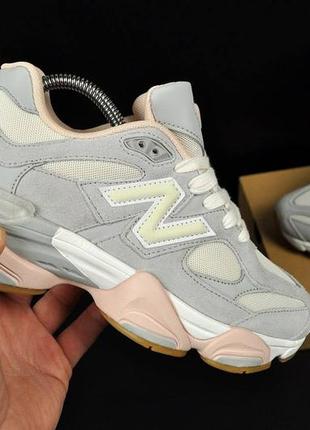 Кроссовки женские new balance 9060 gray &amp; rose2 фото