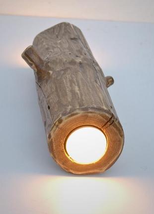 Набор настенных деревянных светильников, бра из дерева2 фото