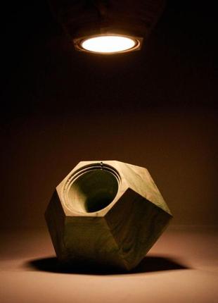 Брендовый светильник из гипса ручной работы2 фото