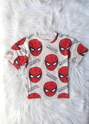 Хлопковая футболка человек паук marvel spiderman h&m5 фото