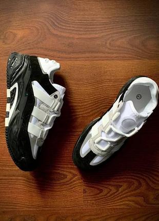 Кросівки чоловічі adidas niteball hd black & gray & white9 фото