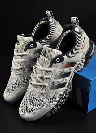 Кроссовки мужские adidas marathon tr 26 light gray👟4 фото