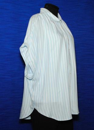Женская рубашка вискозный шелк для пышных форм5 фото