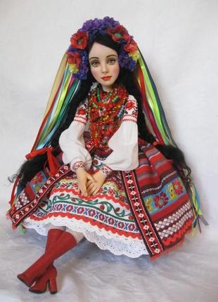 Авторская кукла "украиночка"5 фото