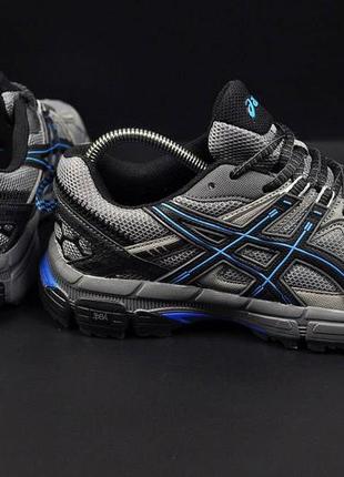 Кроссовки мужские asics gel - kahana 8 gray &amp; blue1 фото