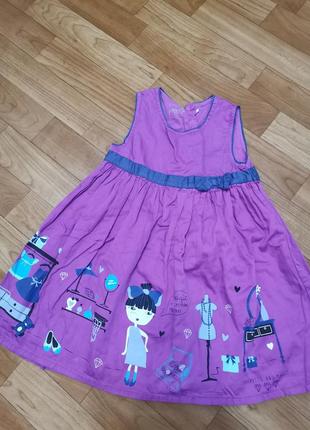 Платье на девочку 4-5 лет