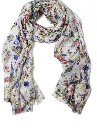 Taifun feminine floral scarf шарф цветочный1 фото