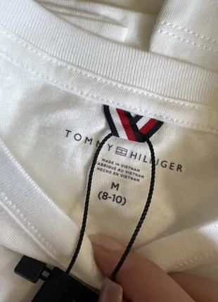 Дитяча біла футболка tommy hilfiger оригінал3 фото