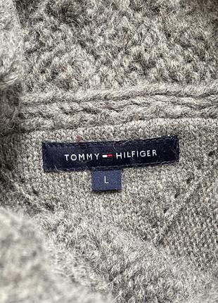 Свитер с высоким горлом tommy hilfiger шерсть альпака8 фото