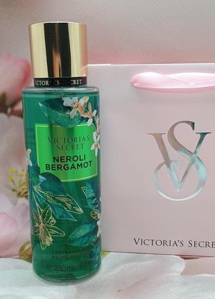 Парфюмированный мист для тела и волос sercret bergamot victoria ́s secret.