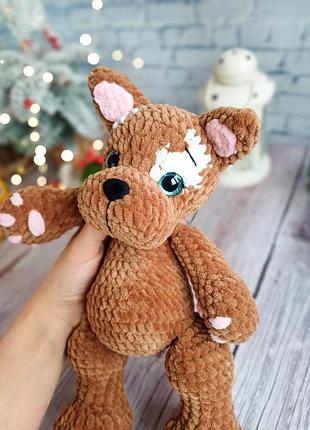 Бульдог, плюшева собачка