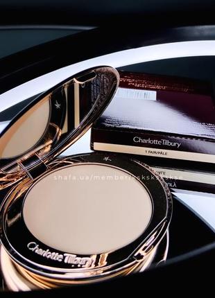 Пудра для лица charlotte tilbury airbrush flawless finish powder оттенок  1 fair2 фото