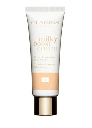 Clarins milky boost cream 021 фото