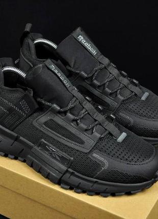 Кроссовки мужские reebok zig kinetica edge all black7 фото