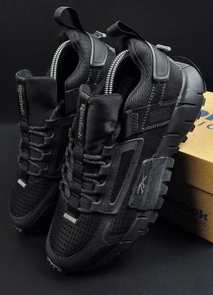 Кроссовки мужские reebok zig kinetica edge all black1 фото