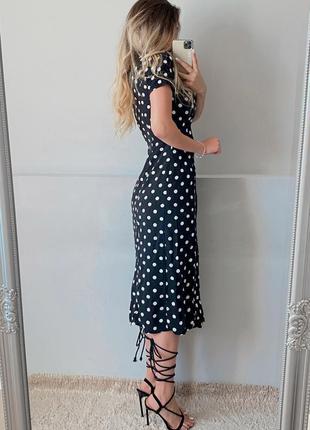 Розпродаж сукня h&m натуральна asos горох з розрізами7 фото