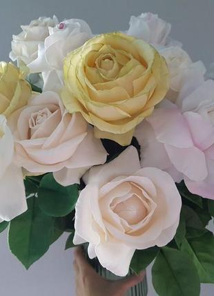 Інтер'єрний букет троянд, реалістичний букет4 фото