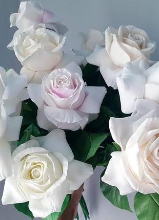 Інтер'єрний букет троянд, реалістичний букет7 фото