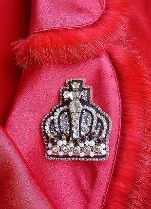 Великолепная брошь корона для стильных и избирательных модниц4 фото