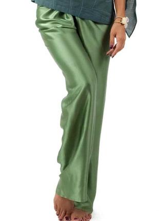 Зелені перламутрові брюки атласні штани шовкові брюки хамелеон changie брюки с ацетата шелковое брюки изумрудные брюки