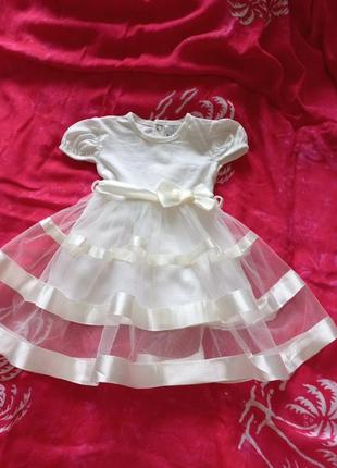 Платье для новорожденной девочки
